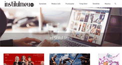 Desktop Screenshot of instilulmeu.ro